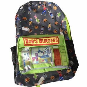 Hot Topic Bob’s Burgers Black and Green Backpack